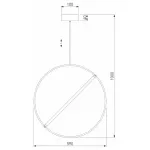 Подвесной светильник Eurosvet Element 90282/1 хром от ImperiumLoft