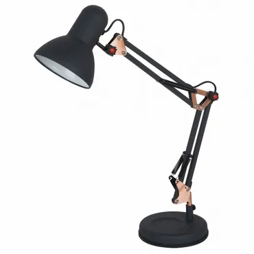 Настольная лампа офисная Arte Lamp Junior A1330LT-1BA Цвет арматуры черный Цвет плафонов черный от ImperiumLoft