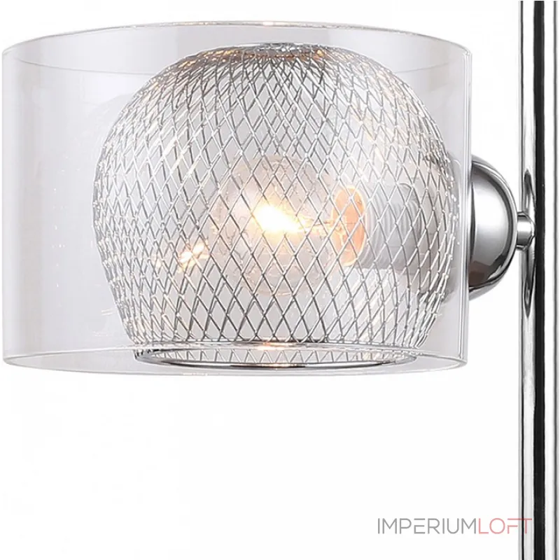 Настольная лампа декоративная Rivoli Mod T1 CR Б0037691 Цвет арматуры хром Цвет плафонов хром