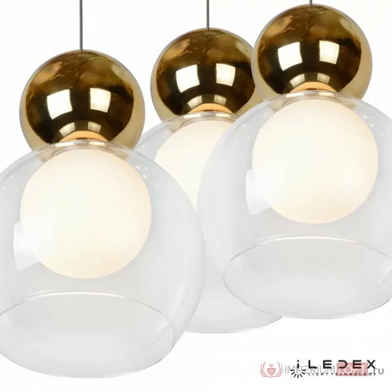 Подвесной светильник iLedex Blossom C4476-3R GL от ImperiumLoft