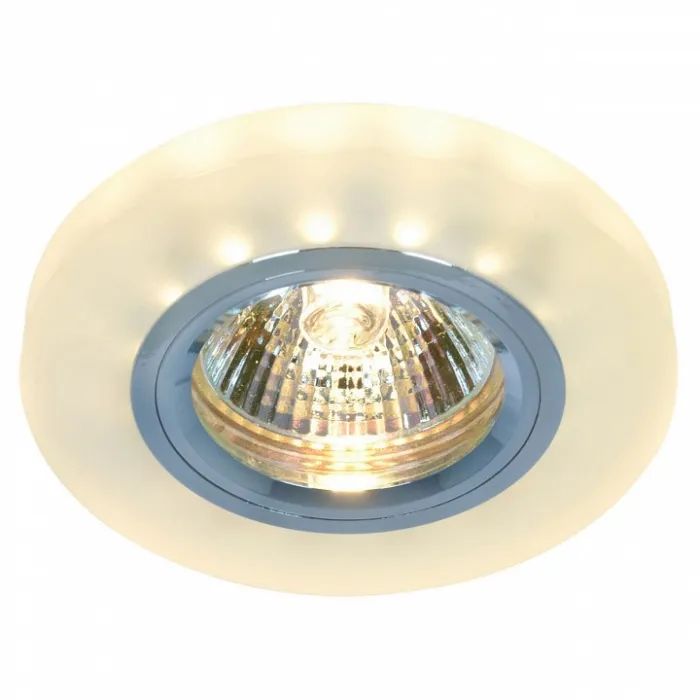 Встраиваемый светильник Arte Lamp Wagner A5331PL-1WH Цвет арматуры хром Цвет плафонов белый от ImperiumLoft