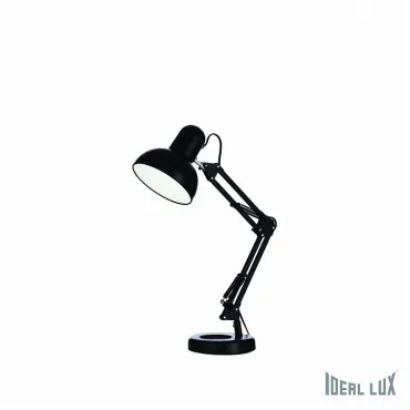 Настольная лампа офисная Ideal Lux Kelly KELLY TL1 NERO Цвет арматуры черный Цвет плафонов черный