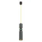 Подвесной светильник Odeon Light Sakra 4075/5L Цвет арматуры черный Цвет плафонов золото от ImperiumLoft