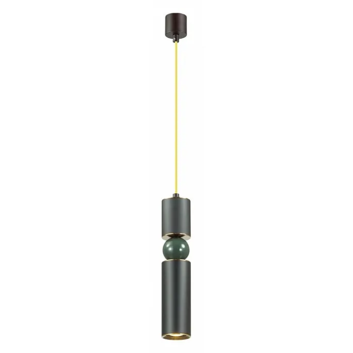Подвесной светильник Odeon Light Sakra 4075/5L Цвет арматуры черный Цвет плафонов золото от ImperiumLoft