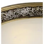 Накладной светильник Arte Lamp Torta A7143PL-3SB Цвет арматуры серебро Цвет плафонов белый от ImperiumLoft