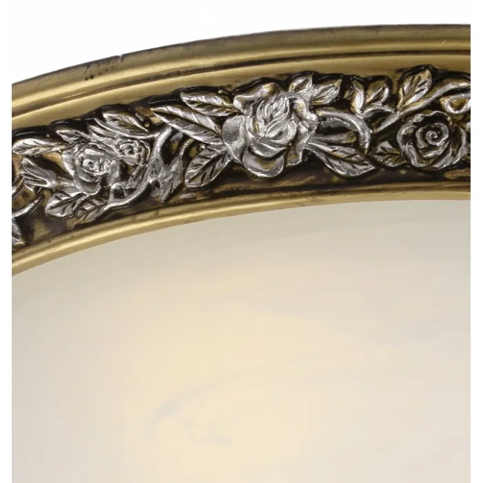Накладной светильник Arte Lamp Torta A7143PL-3SB Цвет арматуры серебро Цвет плафонов белый от ImperiumLoft