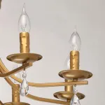 Подвесная люстра DeMarkt City Аманда 481013108 Цвет арматуры бронза от ImperiumLoft