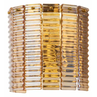 Накладной светильник Favourite Prestige 2973-2W Цвет арматуры золото Цвет плафонов янтарный