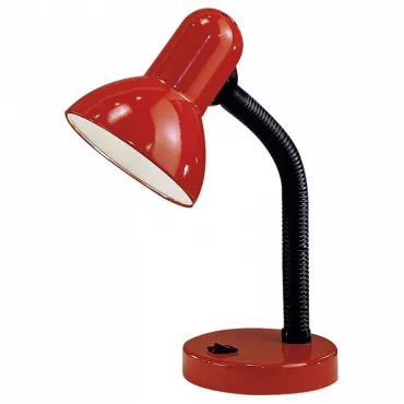 Настольная лампа офисная Eglo ПРОМО Basic 9230 Цвет арматуры красный Цвет плафонов красный от ImperiumLoft