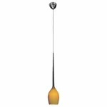 Подвесной светильник Lightstar Meta D&#039;uovo 807113 Цвет плафонов янтарный Цвет арматуры черный от ImperiumLoft