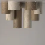 Накладной светильник DeMarkt Иланг 5 712010901 Цвет арматуры коричневый Цвет плафонов коричневый от ImperiumLoft