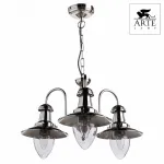 Подвесная люстра Arte Lamp Fisherman A5518LM-3SS Цвет арматуры серебро Цвет плафонов прозрачный от ImperiumLoft