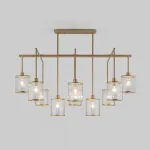 Люстра на штанге Eurosvet Inari 60144/10 золото от ImperiumLoft
