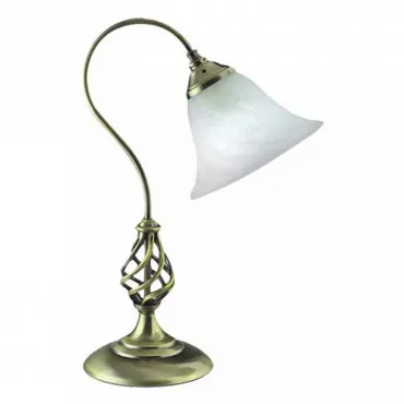 Настольная лампа декоративная Arte Lamp Cameroon A4581LT-1AB Цвет арматуры бронза Цвет плафонов белый