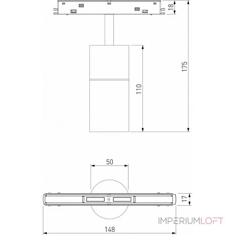 Трековый светильник Elektrostandard Slim Magnetic 85074/01