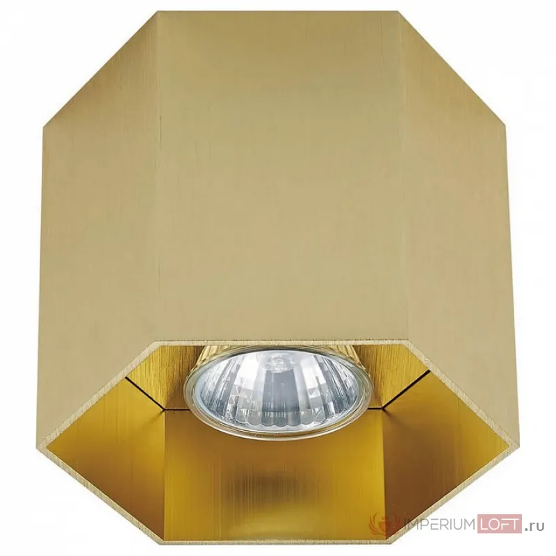 Накладной светильник Zumaline Polygon 20035-GD Цвет плафонов золото Цвет арматуры золото от ImperiumLoft