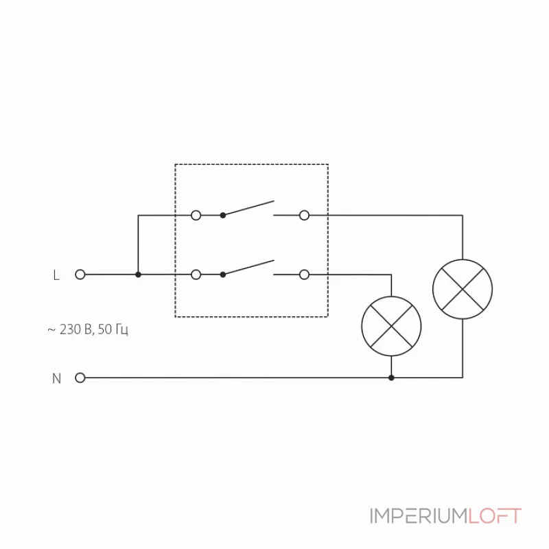 Выключатель двухклавишный без рамки Werkel W112 6 W1120011 от ImperiumLoft Выключатель двухклавишный без рамки Werkel W112 6 W1120011 от ImperiumLoft