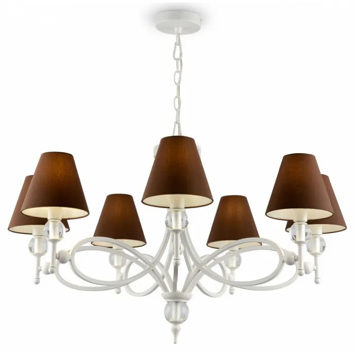 Подвесная люстра Lamp4You Provence 10 M2-07-WM-LMP-O-30 Цвет плафонов коричневый от ImperiumLoft