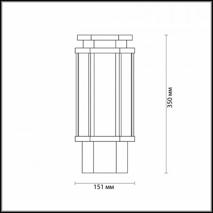 Наземный низкий светильник Odeon Light Gino 4048/1B Цвет арматуры коричневый Цвет плафонов коричневый от ImperiumLoft