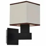 Бра Arte Lamp Quadro A4402AP-1BK Цвет арматуры хром Цвет плафонов белый