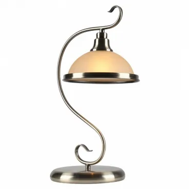 Настольная лампа декоративная Arte Lamp Safari A6905LT-1AB Цвет арматуры бронза Цвет плафонов белый