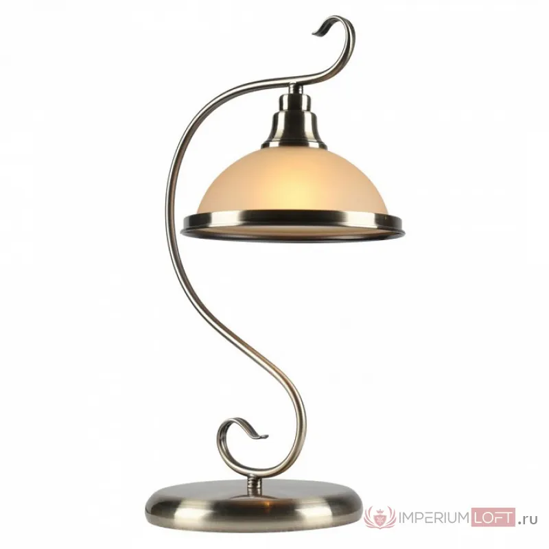 Настольная лампа декоративная Arte Lamp Safari A6905LT-1AB Цвет арматуры бронза Цвет плафонов белый от ImperiumLoft
