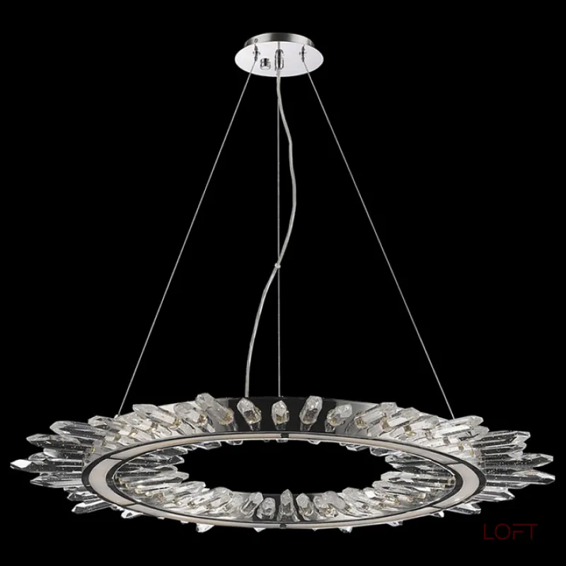 Подвесная люстра DeLight Collection Aspen P98021L nickel Подвесная люстра DeLight Collection Aspen P98021L nickel