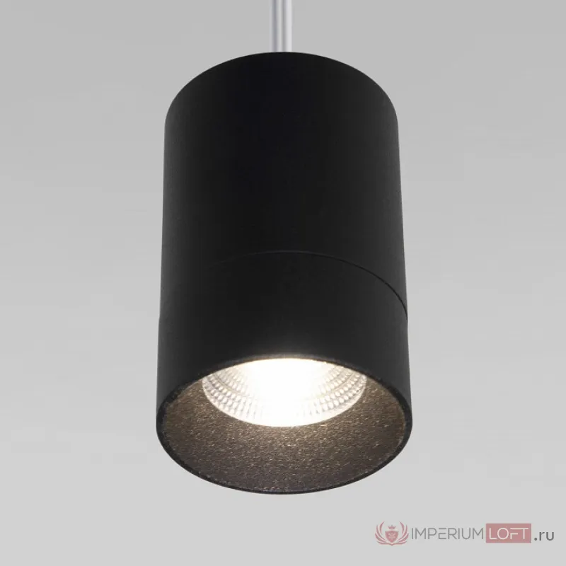 Подвесной светильник Eurosvet Piccolo 50248/1 LED черный от ImperiumLoft