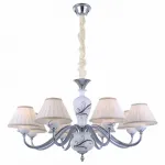 Подвесная люстра Arte Lamp Veronika A2298LM-8CC Цвет арматуры хром Цвет плафонов белый от ImperiumLoft