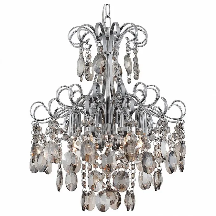 Подвесная люстра ST-Luce Orecchini SL846.103.06 Цвет арматуры хром Цвет плафонов черный от ImperiumLoft