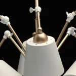 Люстра на штанге MW-Light Таун 691011906 Цвет арматуры золото Цвет плафонов белый от ImperiumLoft