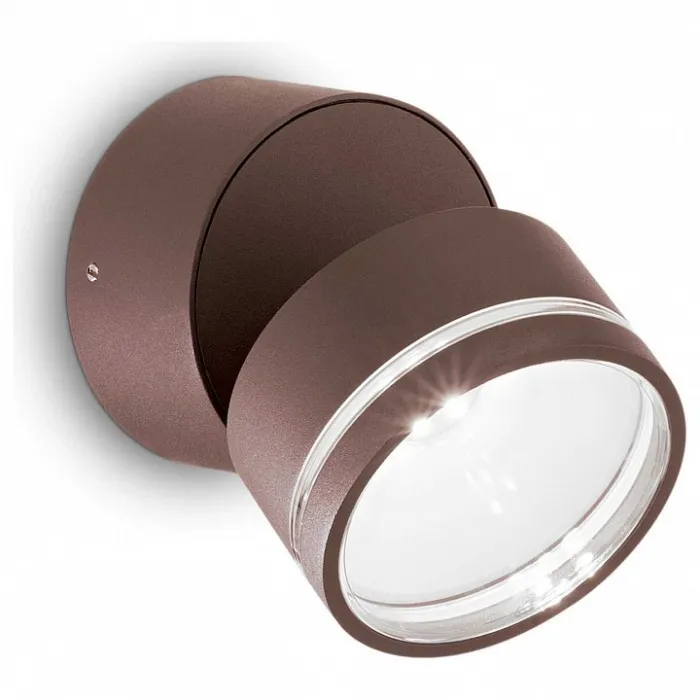 Спот Ideal Lux Omega OMEGA AP ROUND COFFEE 4000K Цвет плафонов коричневый от ImperiumLoft
