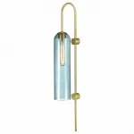 Бра Odeon Light Vosti 4641/1W Цвет арматуры золото Цвет плафонов синий