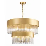 Подвесная люстра ST-Luce Contatto SL1225.203.09 Цвет арматуры золото Цвет плафонов прозрачный от ImperiumLoft