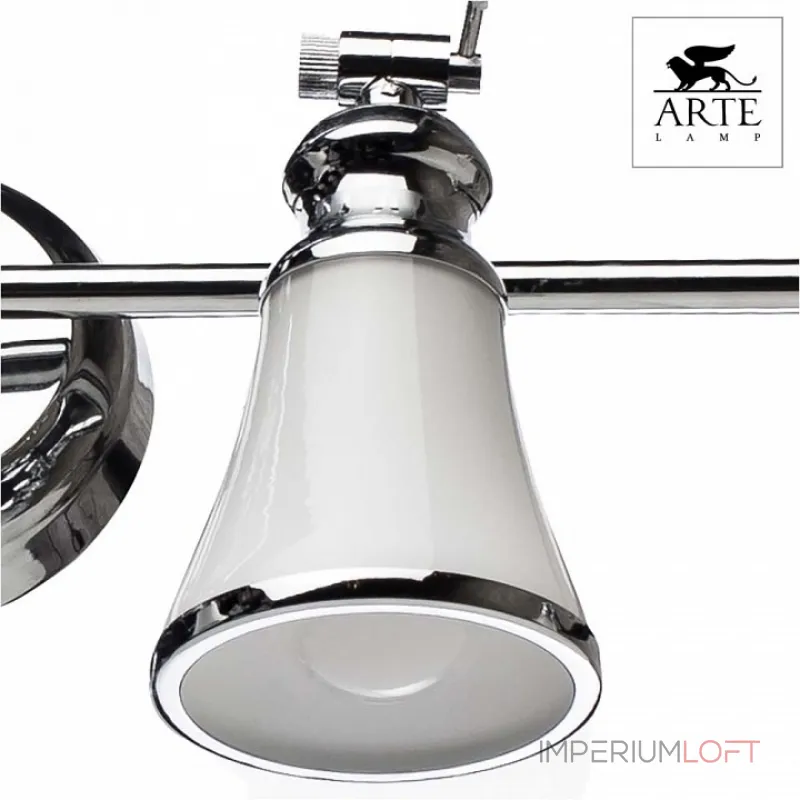 Спот Arte Lamp Vento A9231PL-4CC Цвет арматуры хром Цвет плафонов белый
