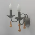 Бра MW-Light Карбон 697020602 Цвет арматуры серый Цвет плафонов коричневый от ImperiumLoft