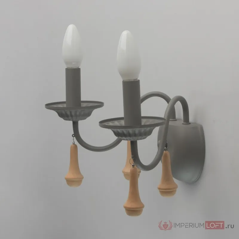 Бра MW-Light Карбон 697020602 Цвет арматуры серый Цвет плафонов коричневый от ImperiumLoft
