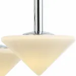 Подвесная люстра Stilfort Pilze 2115/09/03P Цвет плафонов белый Цвет арматуры хром
