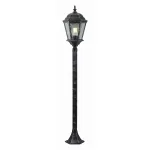 Наземный высокий светильник Arte Lamp Genova A1206PA-1BS Цвет арматуры серебро Цвет плафонов прозрачный от ImperiumLoft
