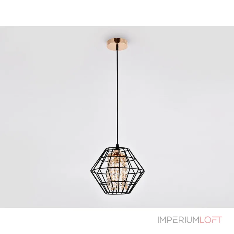 Подвесной светильник Ambrella Traditional 16 TR5852 Цвет плафонов янтарный Цвет арматуры золото