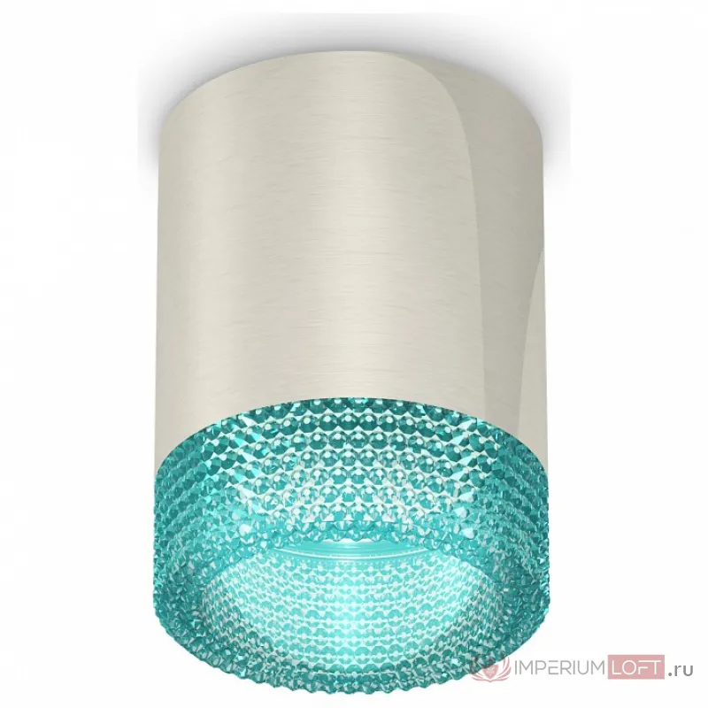 Накладной светильник Ambrella Techno Spot 227 XS6305011 Цвет арматуры серебро Цвет плафонов голубой от ImperiumLoft