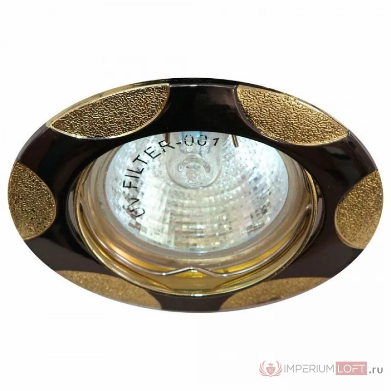 Встраиваемый светильник Feron Saffit 156Т-MR16 17770 Цвет арматуры золото от ImperiumLoft