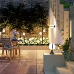 Наземный низкий светильник Odeon Light Lomeo 4832/1A Цвет плафонов белый Цвет арматуры черный