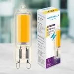 Лампа светодиодная Ambrella Filament G9 4Вт 3000K 204531 Цвет арматуры черный от ImperiumLoft