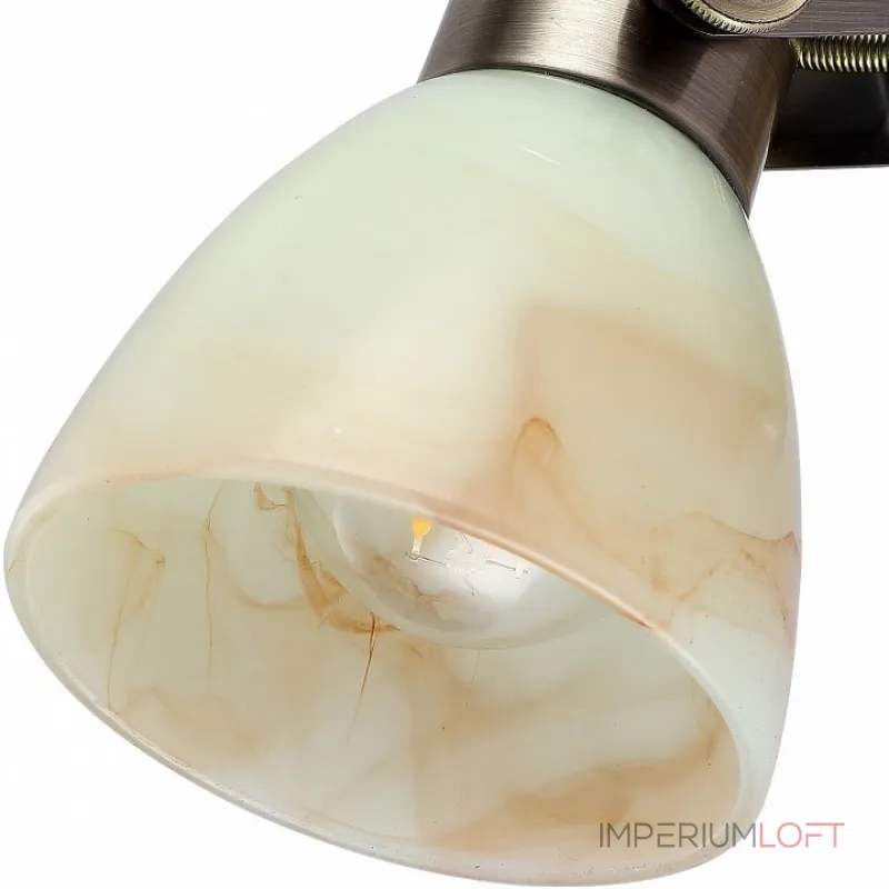 Бра Arte Lamp 9582 A9582AP-1AB Цвет арматуры бронза Цвет плафонов коричневый