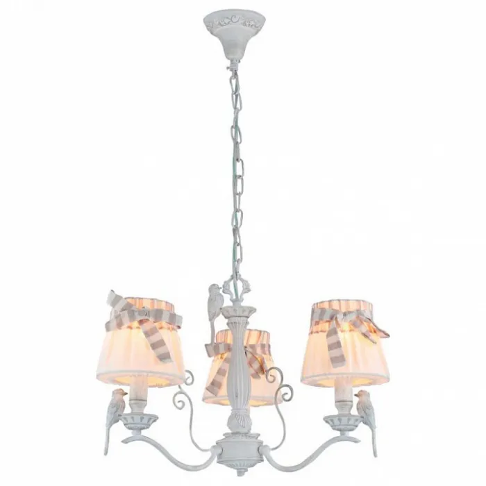 Подвесная люстра Maytoni Bird ARM013-03-W Цвет арматуры белый Цвет плафонов белый от ImperiumLoft