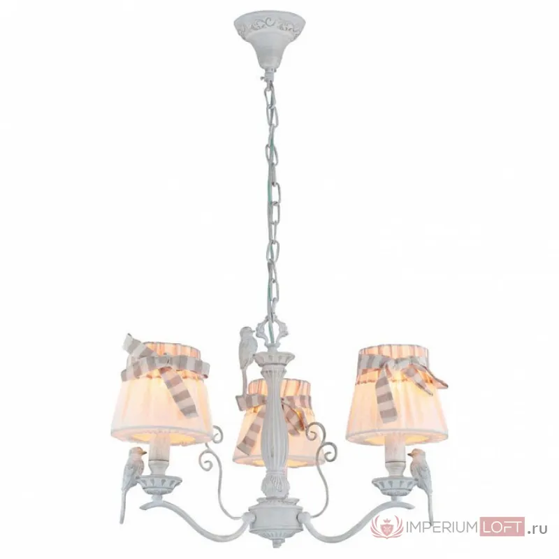 Подвесная люстра Maytoni Bird ARM013-03-W Цвет арматуры белый Цвет плафонов белый от ImperiumLoft