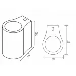 Накладной светильник Donolux DL231 DL231G от ImperiumLoft