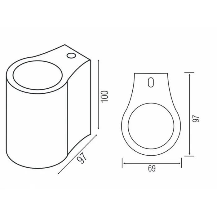 Накладной светильник Donolux DL231 DL231G от ImperiumLoft