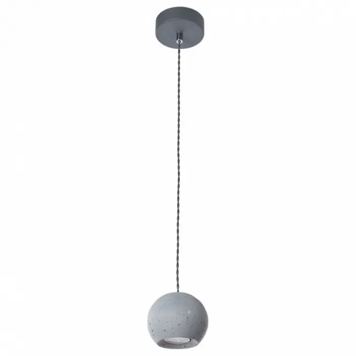 Подвесной светильник Arte Lamp Bender 1 A4323SP-1GY Цвет плафонов серый Цвет арматуры серый от ImperiumLoft